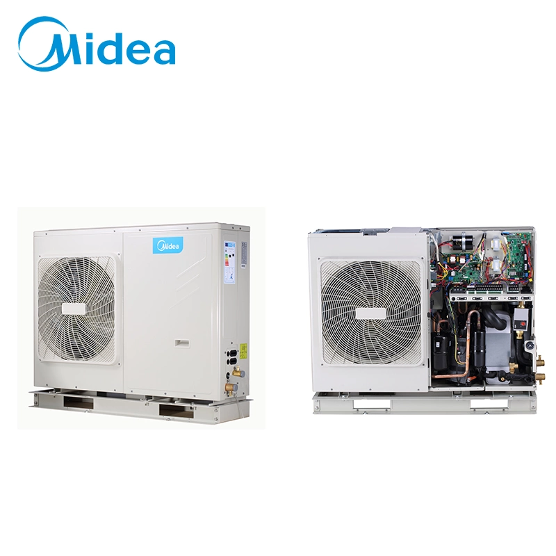 Midea Hot Sales Energy Saving R32 Air Source 4-30kw Water Heater 30-60 Degrees Celsius with High Efficient for Hotel