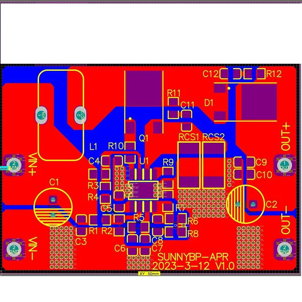 3.2V -12V DC-DC transformador auxiliar 50W de saída 3A-10UMA CORRENTE