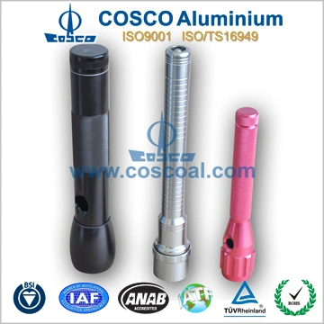 Customized Aluminium Flashlight Shells (ZY-4-8-1)