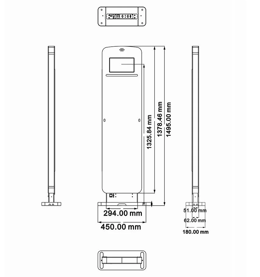 RFID Channel Door Material Warehouse Statistics UHF Storage Assets Security Access Control