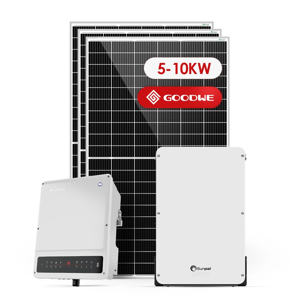 Goodwe Hybrid Solar Module System 5 Kw 6kw 10kw Solar Power System with Residual Current Monitoring Unit