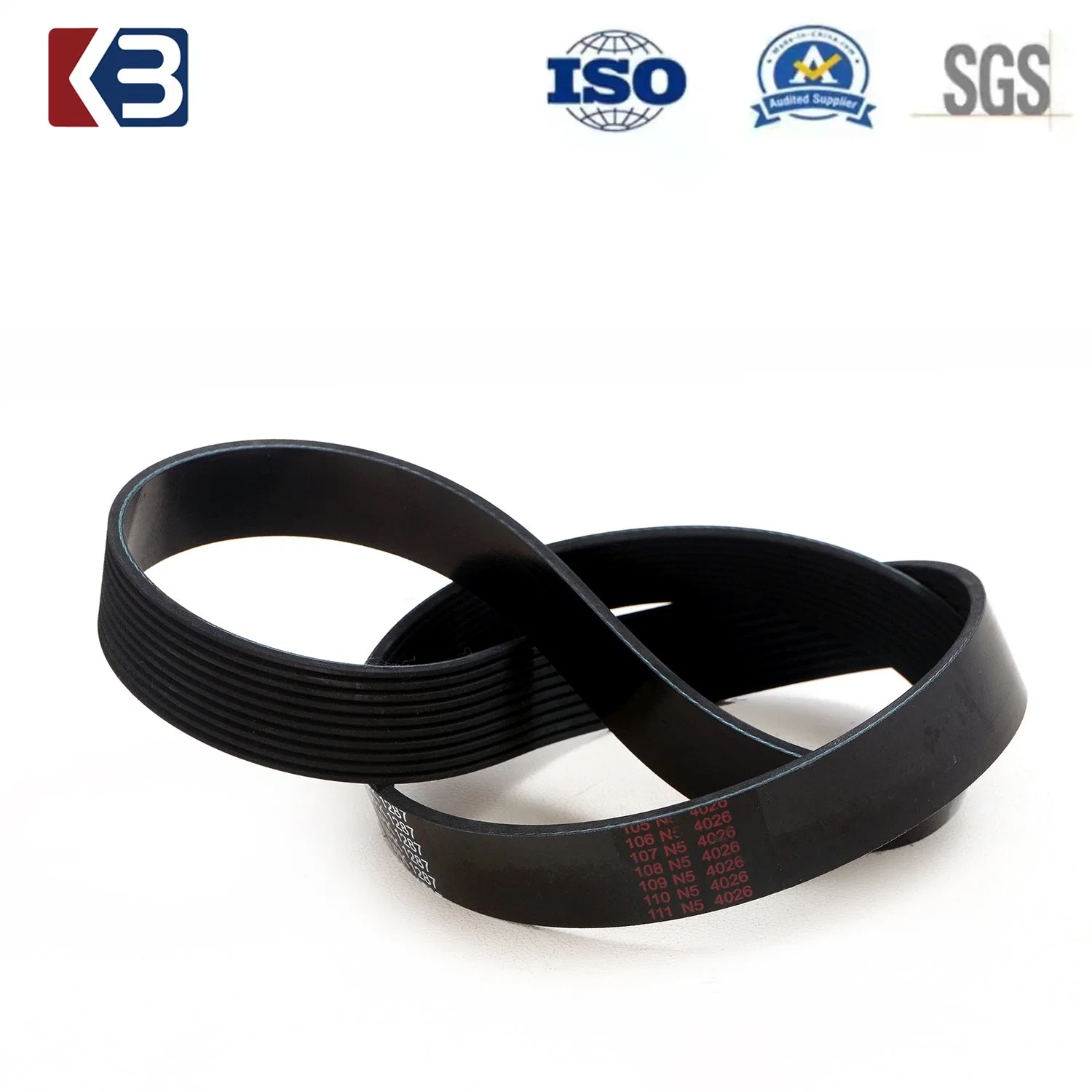 Automobile Transmission Belt EPDM Material 4pk800 Multi-Champs Belt Automobile Timing Belt Is Suitable for Honda