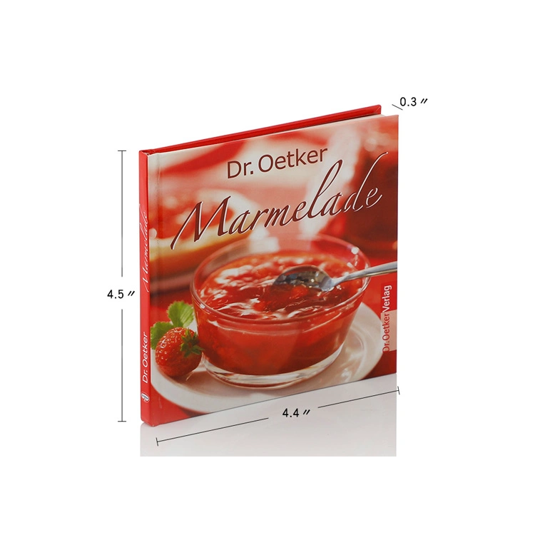 Luxury Food Menu Cooking Book Full Color Recipe Book Printing Services