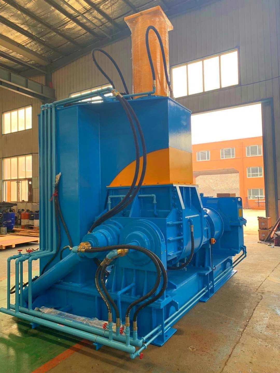 Automatic Rubber Dispersion Kneader Mixer Internal Mixing Banbury Machine EVA Kneader Machine with CE Certificate 35L 55L 75L 110L