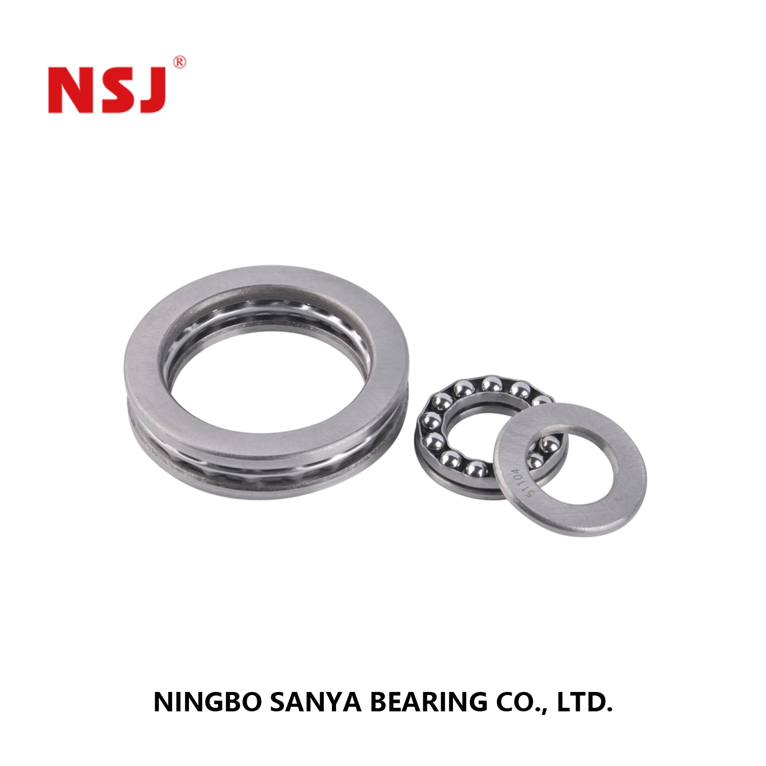 51100 Series Chrome Steel Thrust Ball Bearing