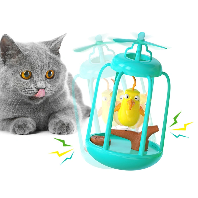 القط Toys التفاعلية بيت الطيور القلاب الحيوانات الأليفة، Cat Spring Toy Essg18690