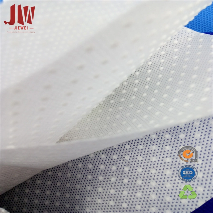 Polyester PVC/Silicone Gel Dotted Anti Slip Fabric with Non-Slip Dots for Cushion/Pet Cover