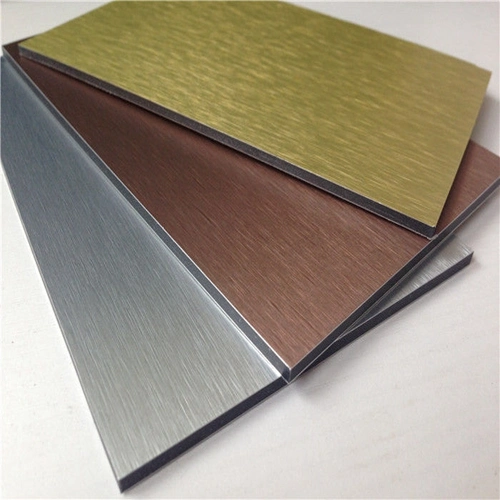 Gold Brushed Aluminum Composite Panel ACP