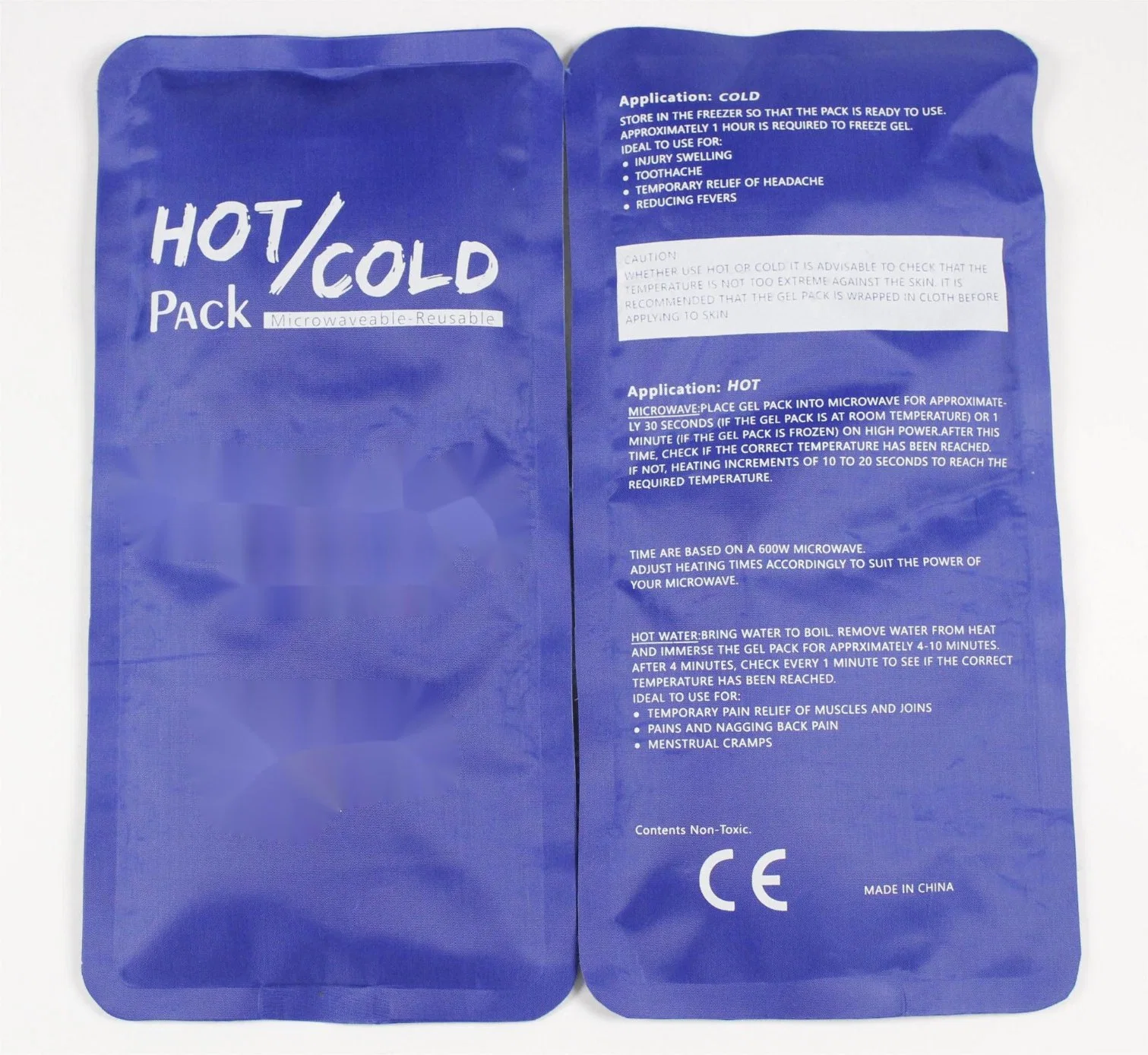 Factory Price CE ISO Approved First Aid Portable Reusable Long Time Cooling Pad Gel Hot Cold Pack for Sports Pain