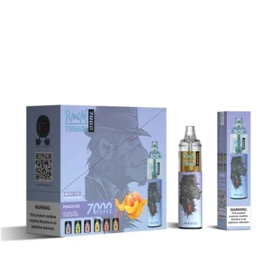 Одноразовый Vape Puff Bar Randm Tornado 7000 Оптовая продажа Мощный аккумулятор 14 мл I Vape