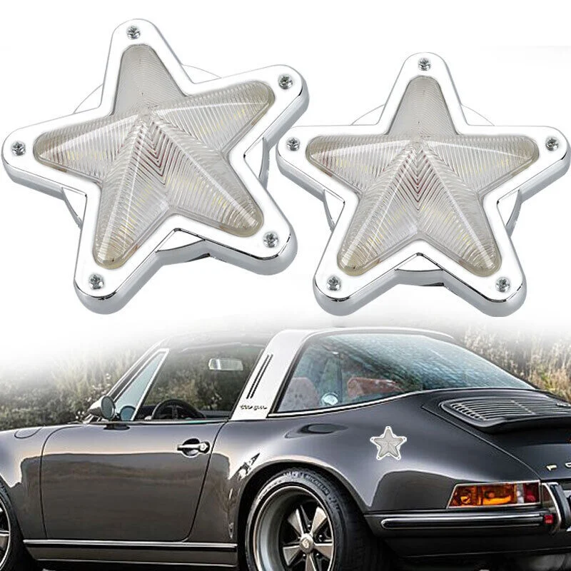 Car Accessories White Star LED Turn Lights