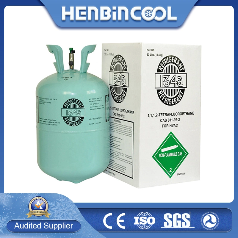 13.6kg/30lb Refrigerant Gas R134A Used for Air Conditioning System