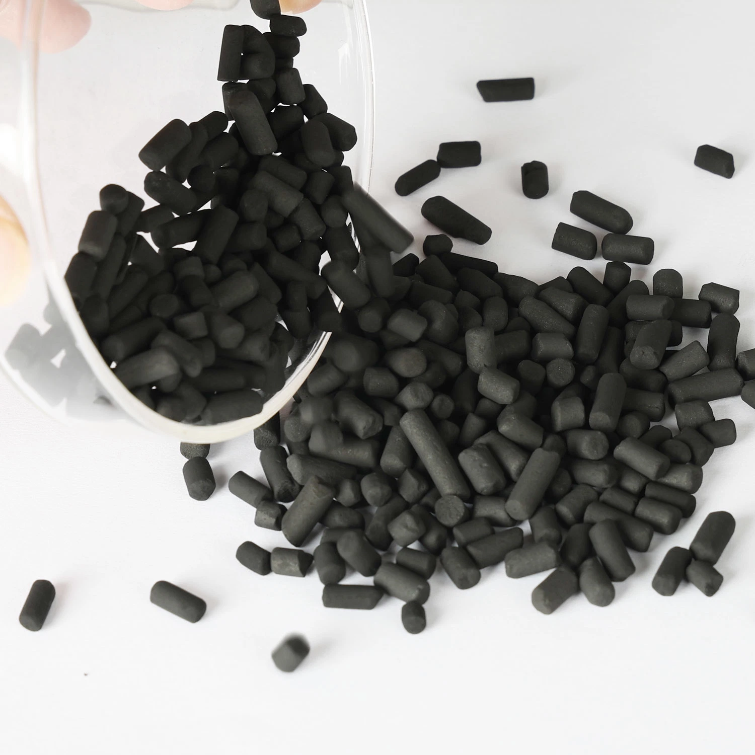 90 Prozent Intensität Black Coal Columnar Aktivkohle produziert für Verwendung in Öl- und Gasadsorption und -Verwertung