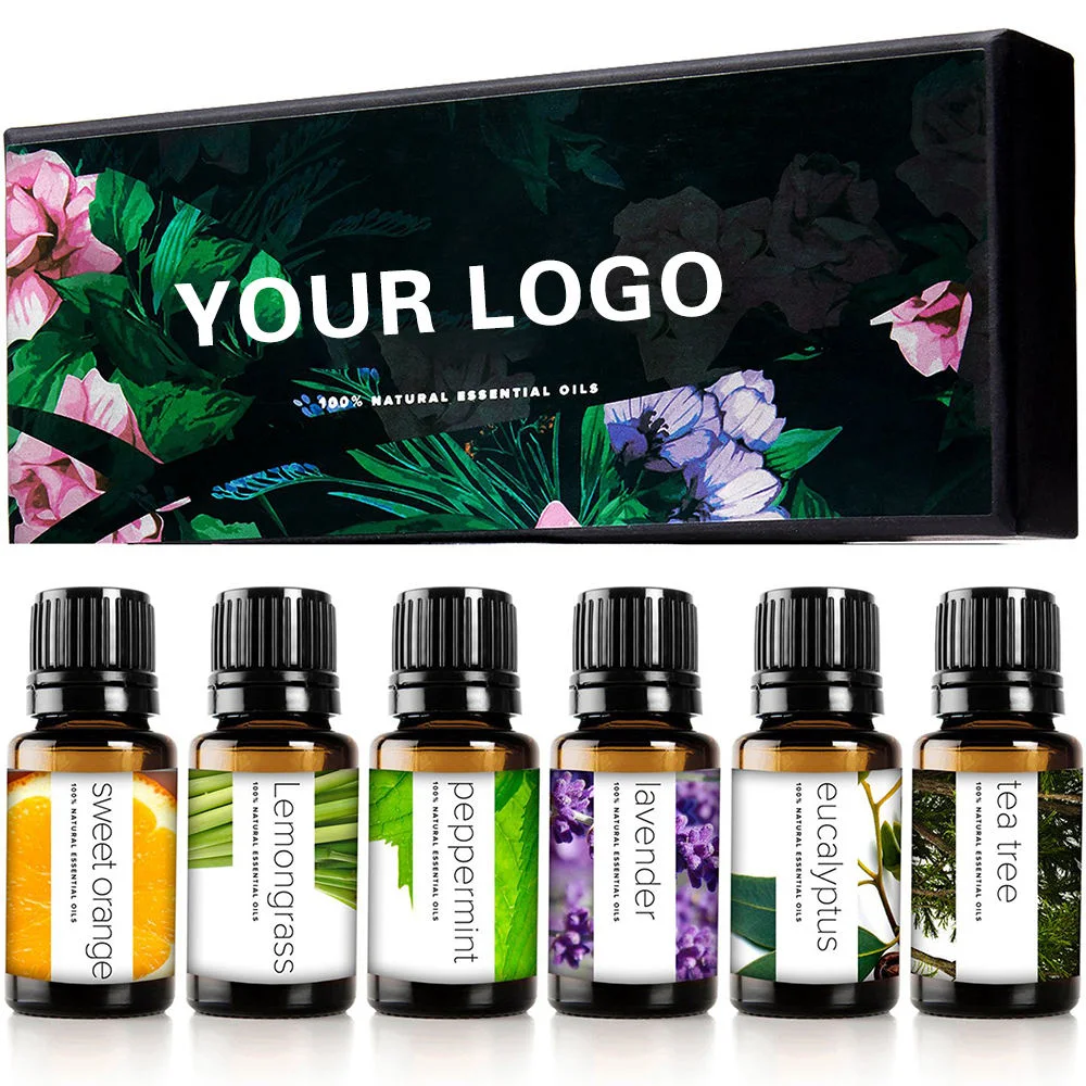 100% Pure Aromatherapy Essential Oil Set-6 Pack