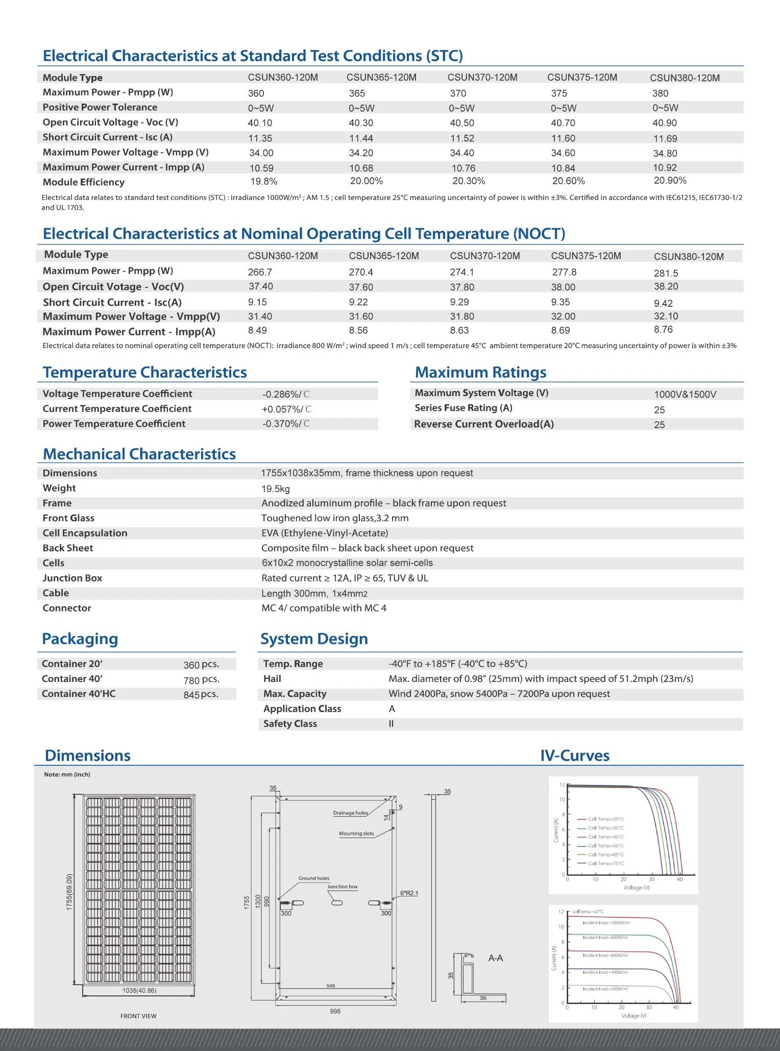 380W Half Cut High Efficiencty Mono Solar Panel Price