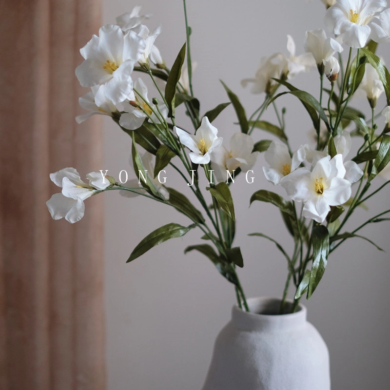 Ja230067 Tung decorativas flores artificiales de Flores Flor blanca de alta calidad Wed Decoración Hogar Decoración de jardín regalo