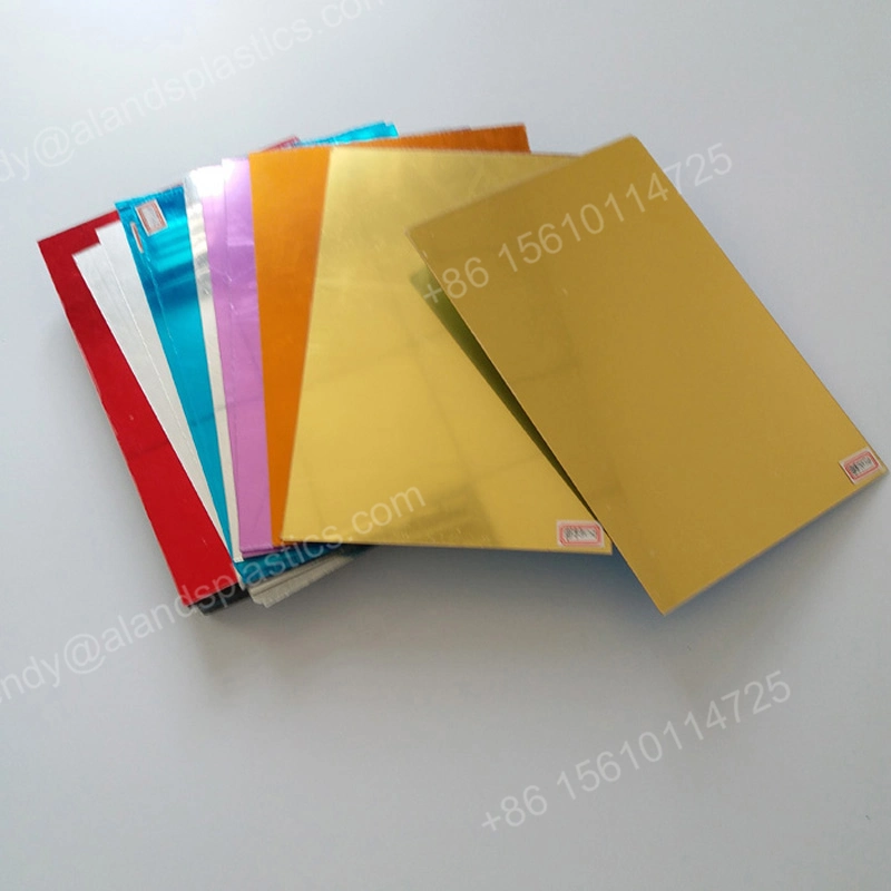 Wholesale/Supplier Acrylic Mirror 1220*2440mm Colour Mirror Acrylic Plexiglass 2mm Acrylic Mirror Sheet