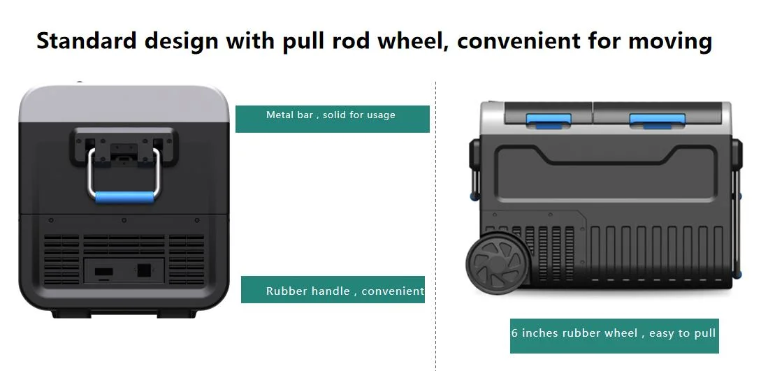 65L Small Portable AC/DC 45L Refrigerator Outdoor Car RV Camping Electronics