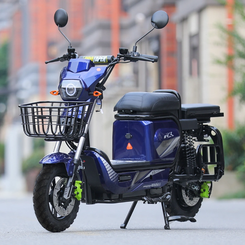 E-Scooter Ebike with 3000W 72V Battery Electric Scooter with Pedal for Food Delivery Electric Car