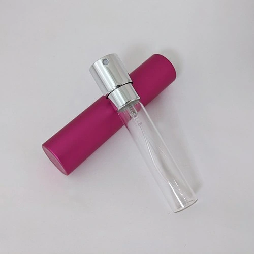 Custom Made Color Empty 8ml Twist up Perfume Atomizer Retractable Fragrance Packaging Small Travel Size Perfume Bottle