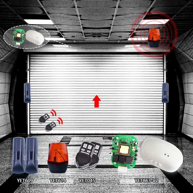 Yet609 Best Selling Automatic Infrared Sensor Gate Photocell Safety Beams System