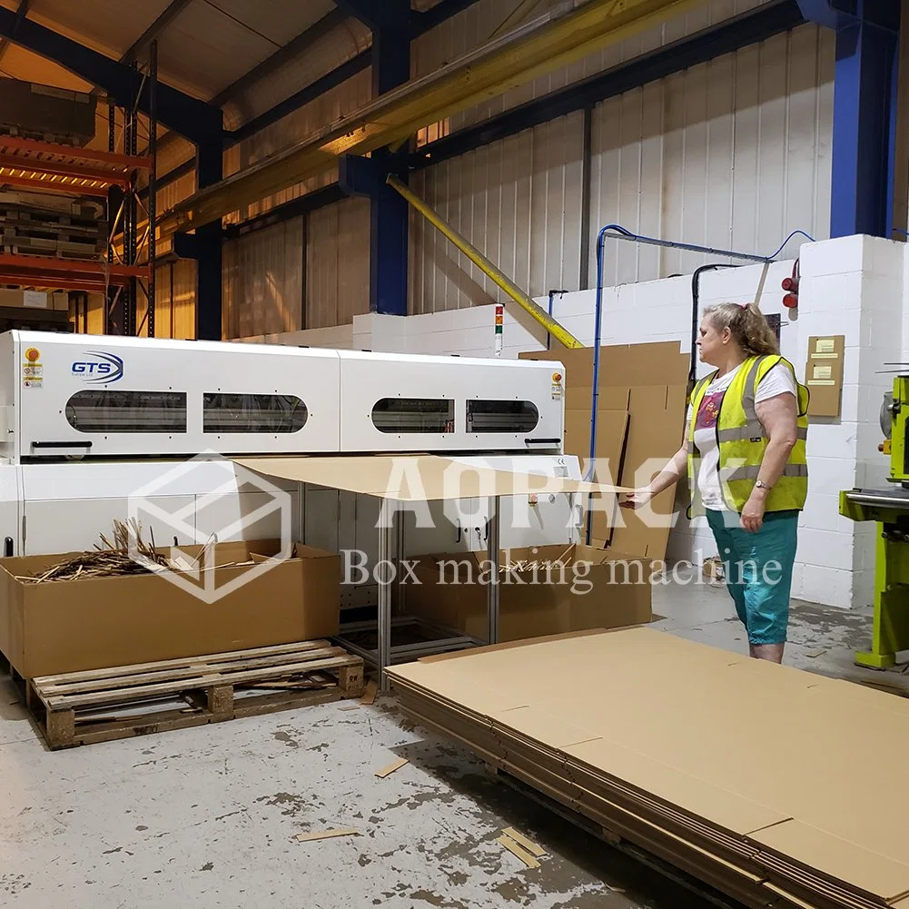 Aopack Affordable Prices Fully Automatic Corrugated Cardboard Packaging Carton Box Maker Machine