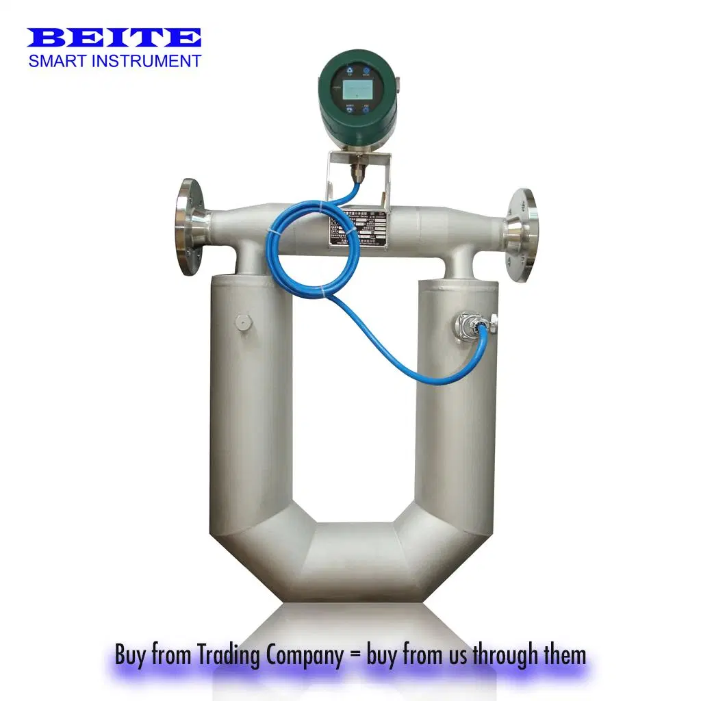 Instrumento de medición del caudalímetro de gas líquido de masa Coriolis