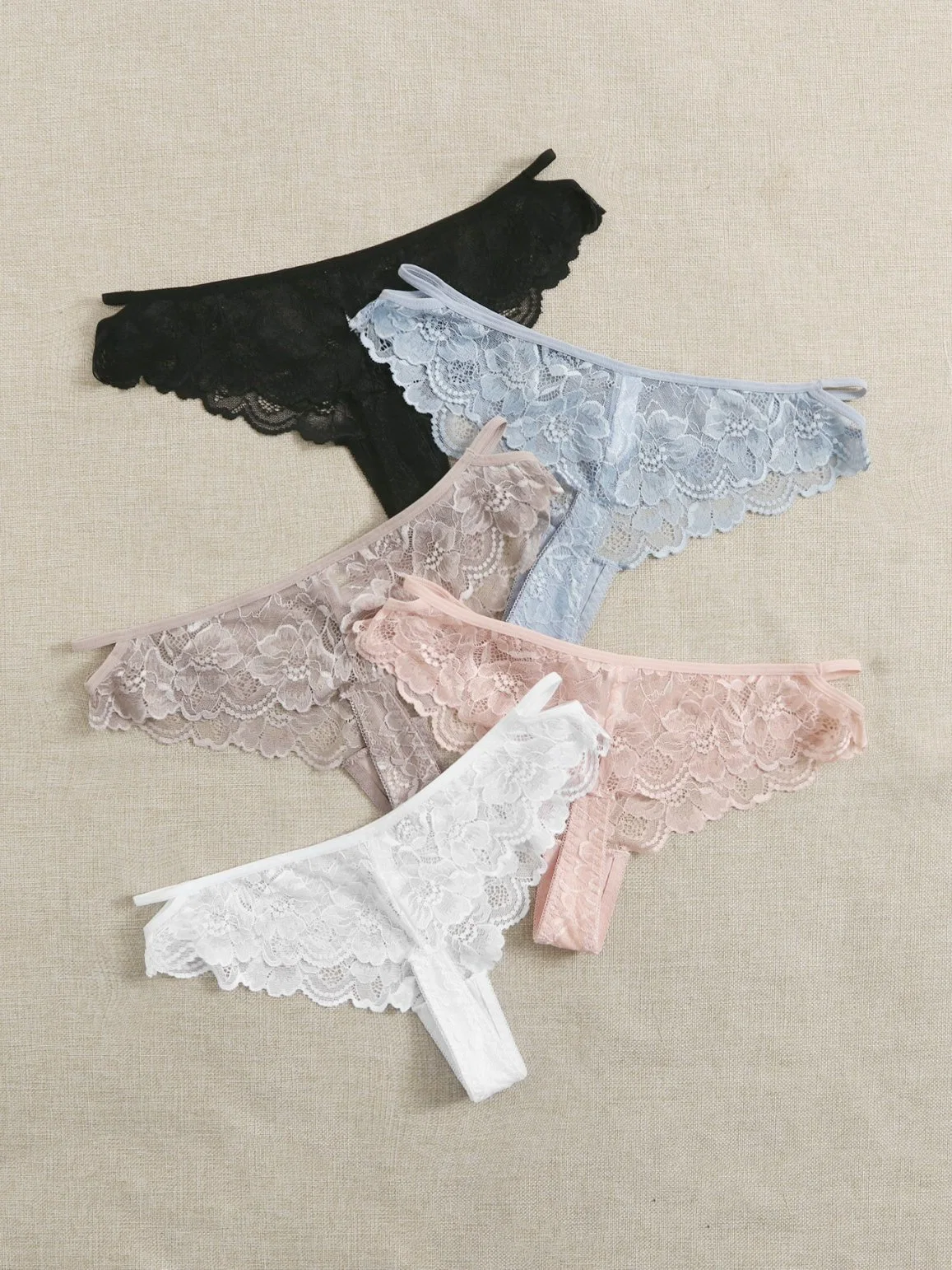 Hot Selling Five Colors OEM Women Brief Panty Sexy Lingerie Lace Underwear