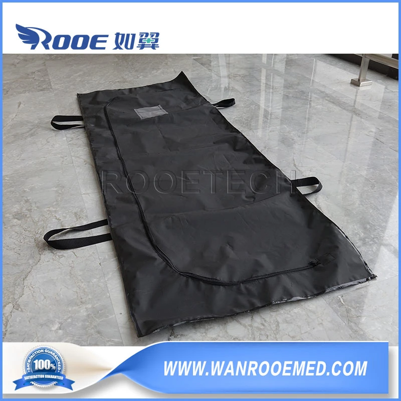 Ga4024 Impermeable Reforzado PEVA Funeral cadáver Cadáver Bolsa para depósito de cadáveres