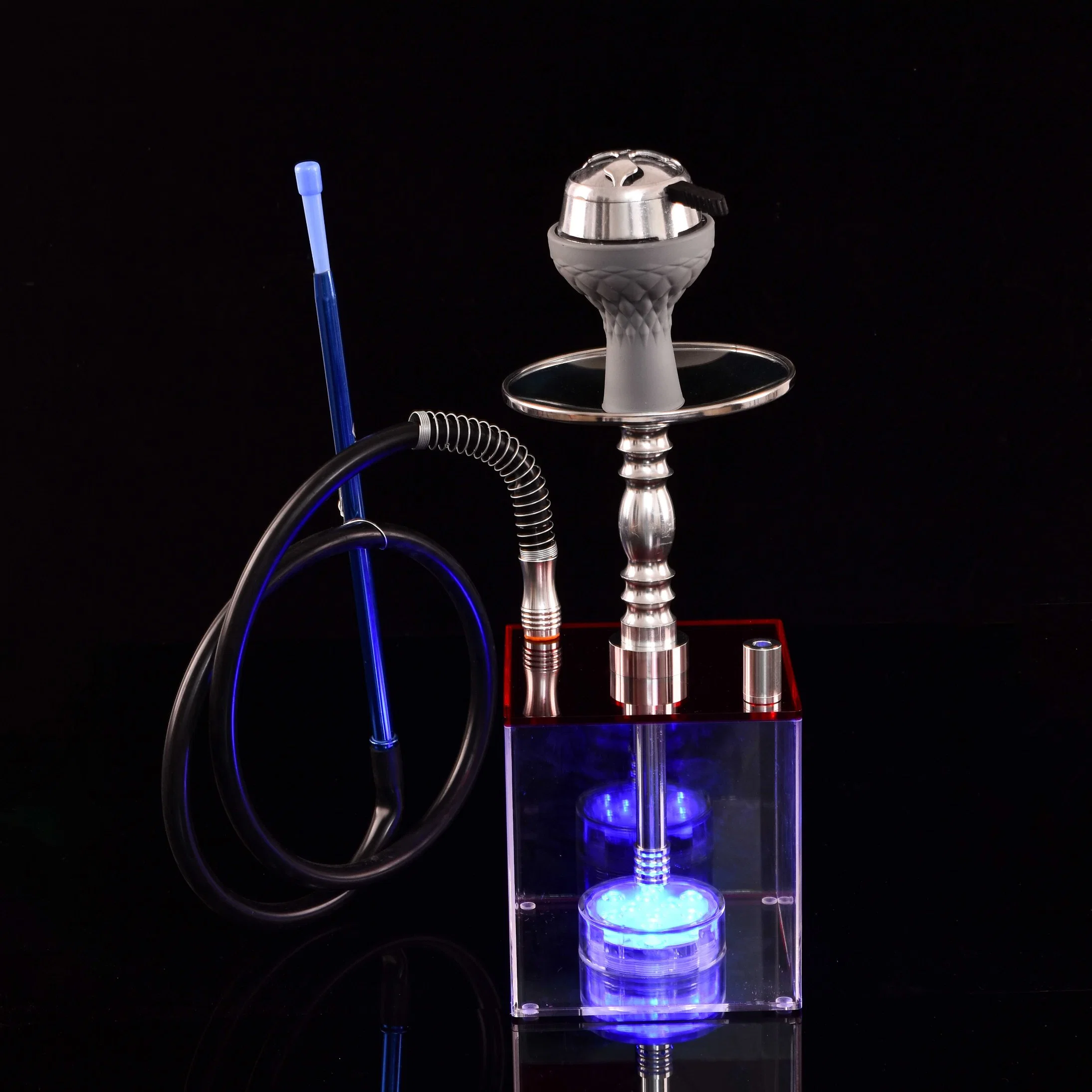 Bros Gray Plastic Hookah Shisha Good Sales Shisha Hookah (15*15*16.5cm)