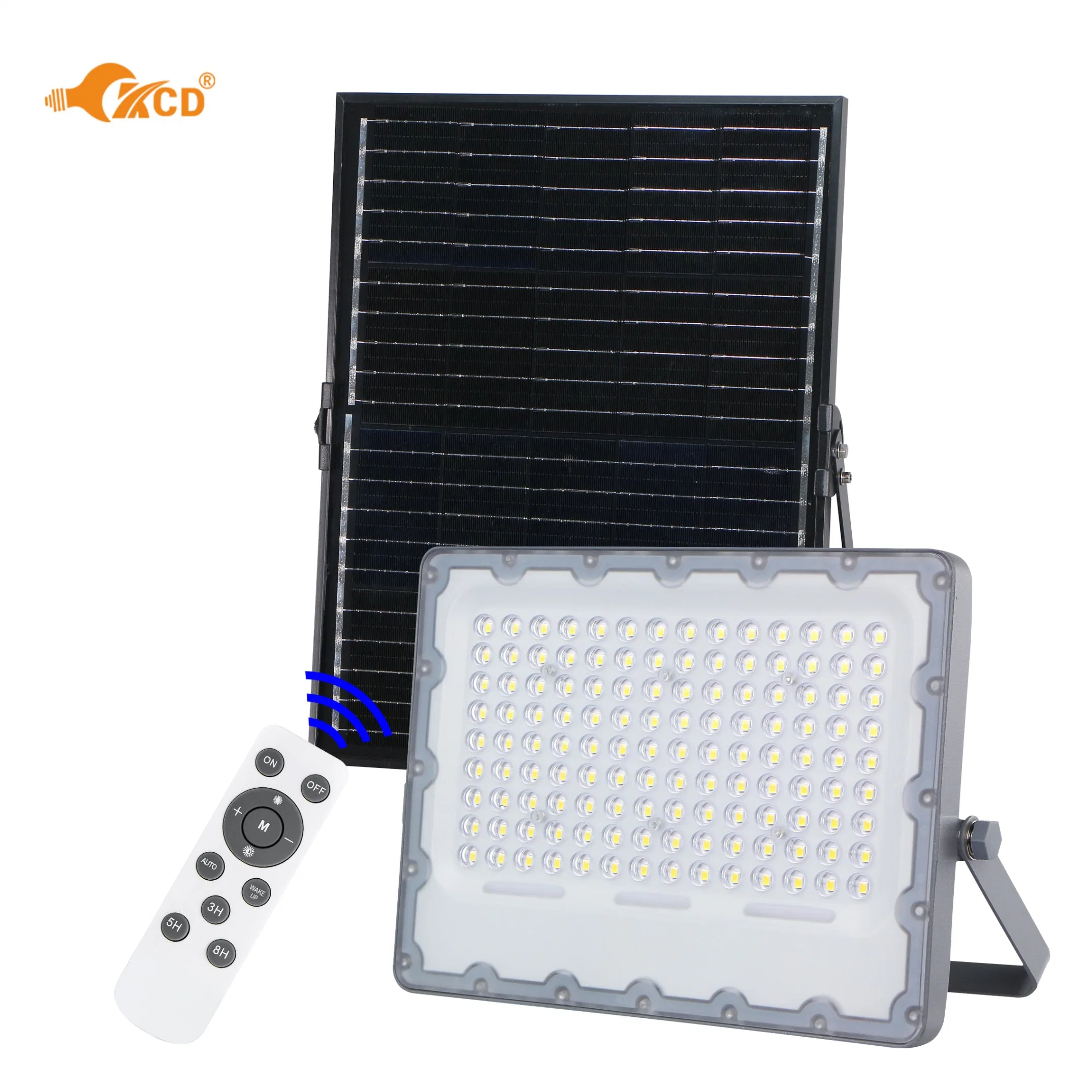 High Quality Monocrystalline Solar Panel Battery Aluminum 500W Light Solar Flood Outdoor Lamp