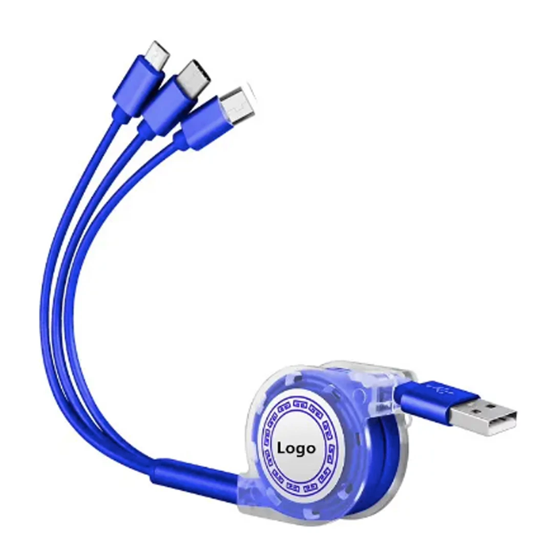 Mobile Phone Retractable 3in1 USB Charging Cable