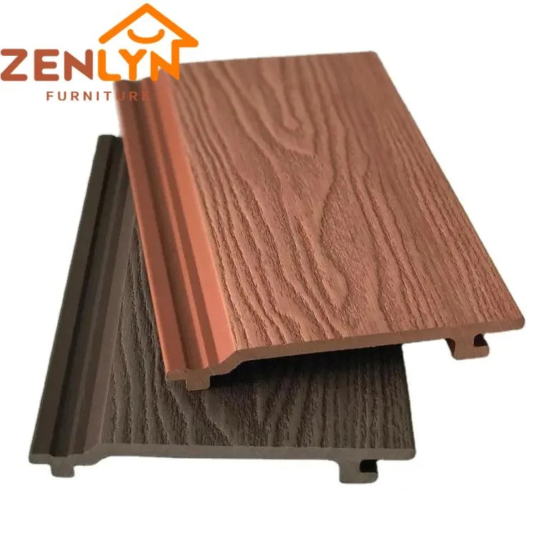 WPC Composite Wood Effect Capped Exterior Wall Cladding for Outdoor Spaces