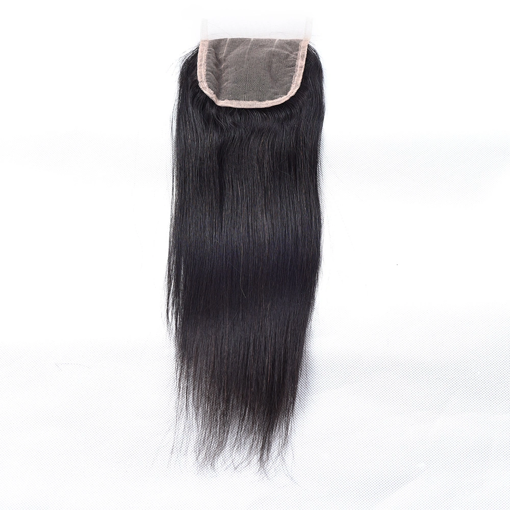 Remy Human Hair Lace Closure Transparent Swiss Lace Net 13*4 4*4 Lace Frontal Human Hair Closure