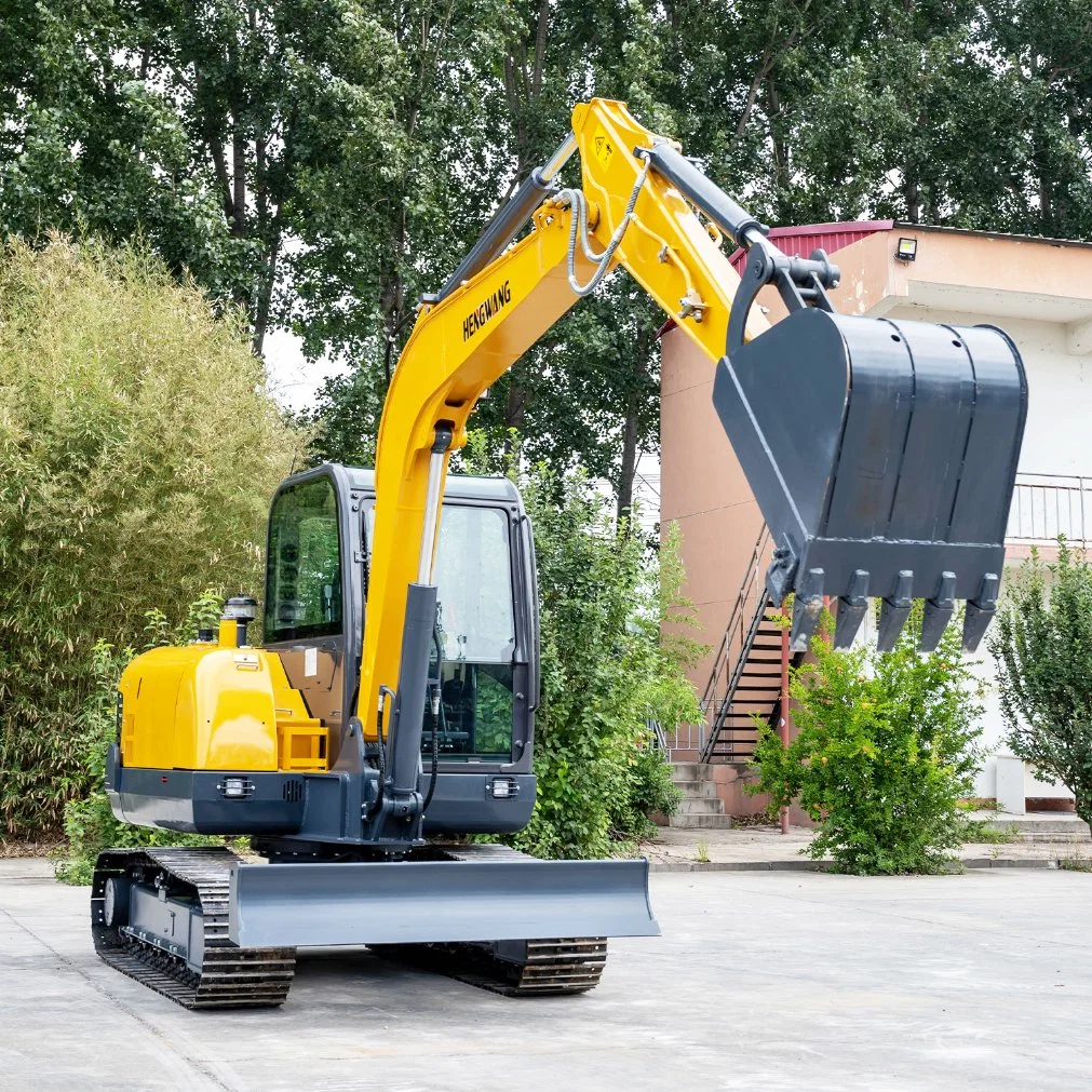 Pelle hydraulique à chenilles 37,7 kw à haut rendement avec godet de 0,21 m3 Capacité