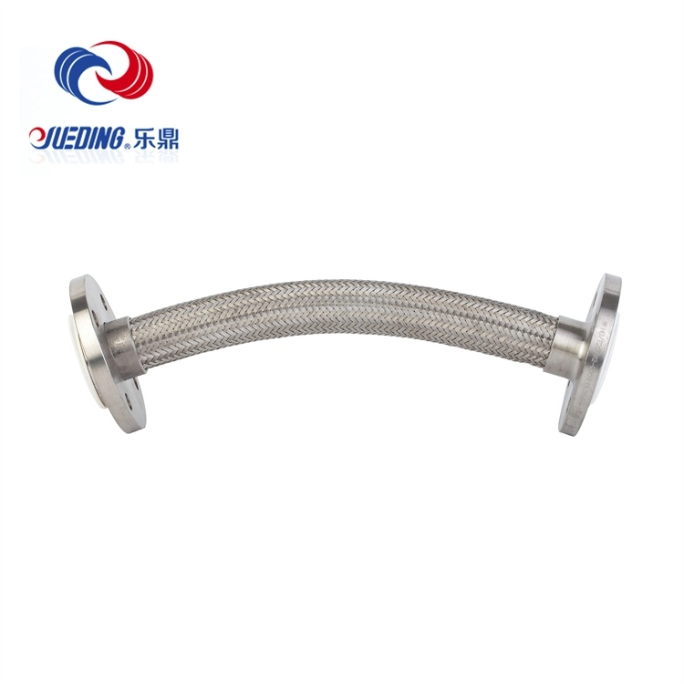 Flange Style Metal Braided Stainless Steel Flexible Gas Hose