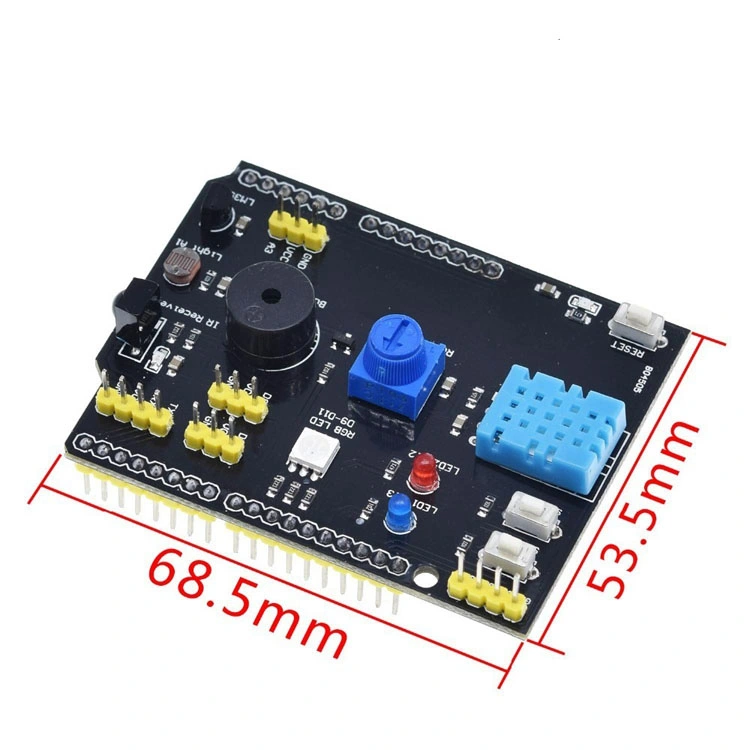 Dht11 Lm35 Temperature Humidity Sensor Multifunction Expansion Board Adapter