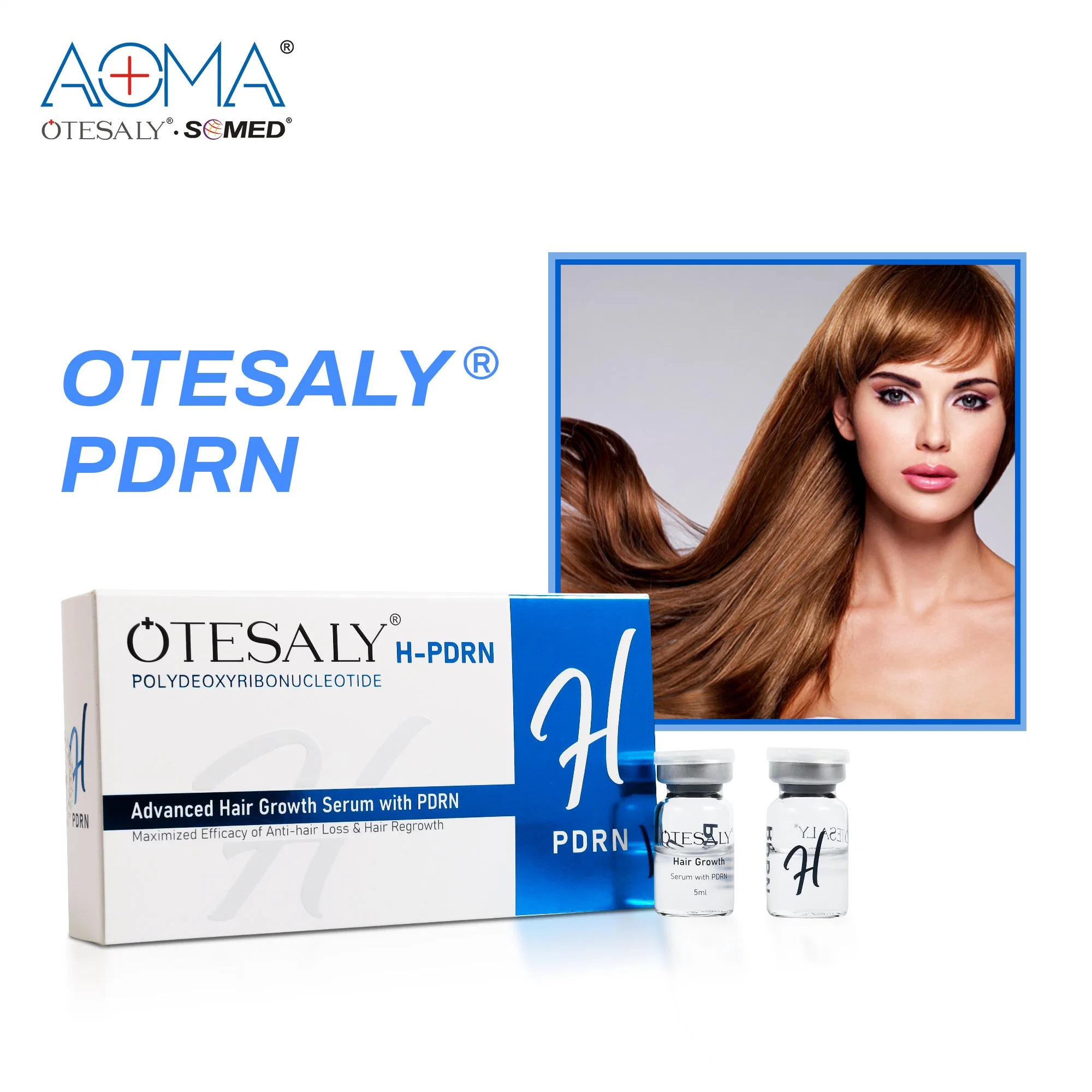 Otesaly نمو الشعر المتقدم Serum Pdrn Hyaluronic حمض Meso الشعر معالجة منتجات النمو