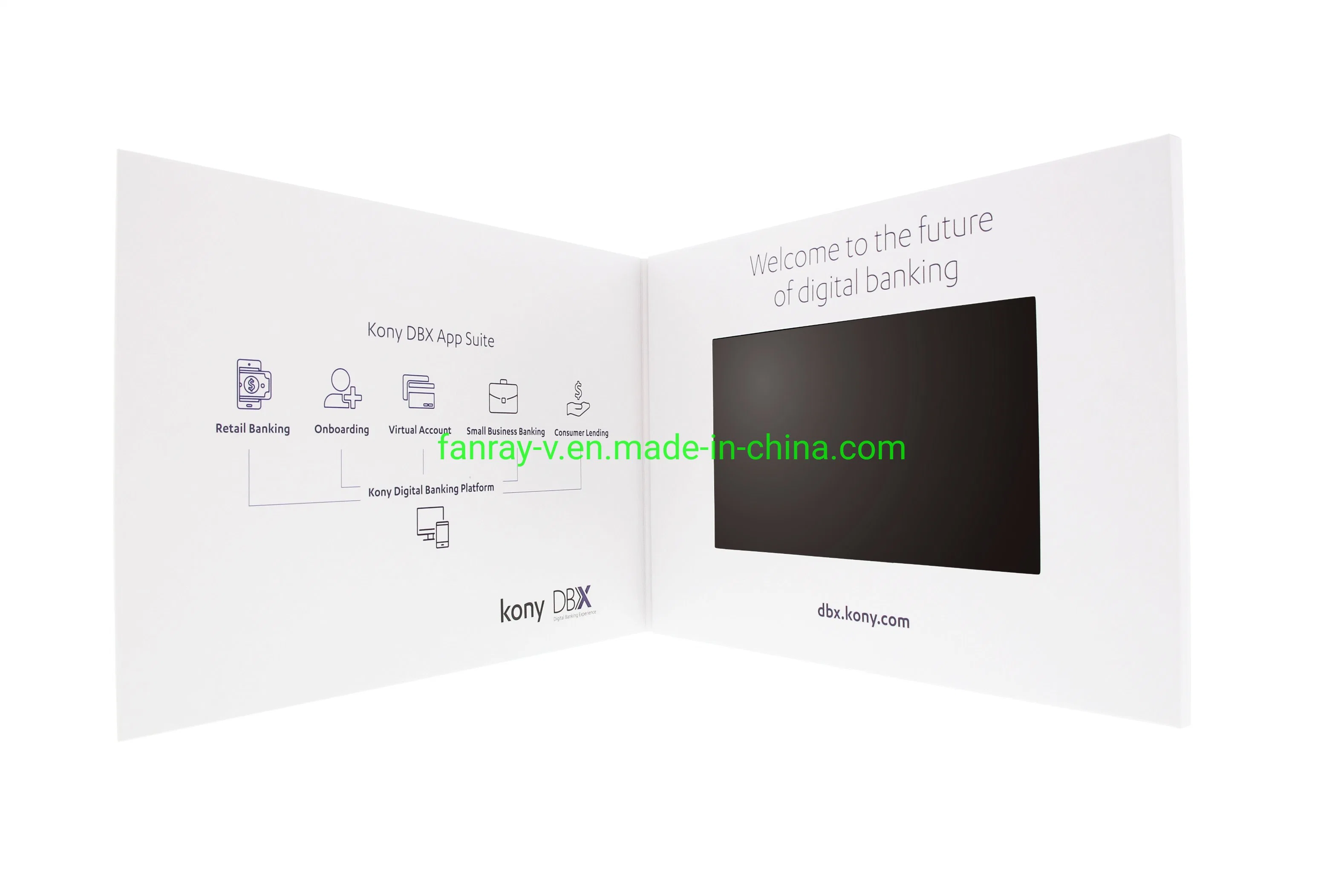 High quality/High cost performance Creative 7inch LCD Video Brochure Card for Heathcare Industry