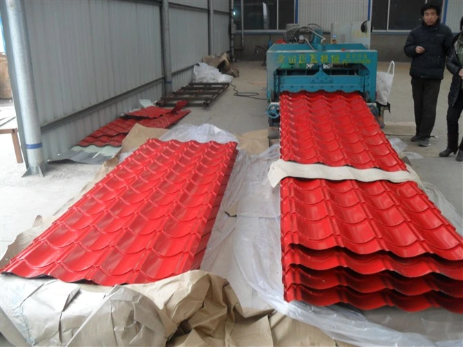 PPGI Embossed/ Galvanized Color Coated Corrugated Roofing Sheets