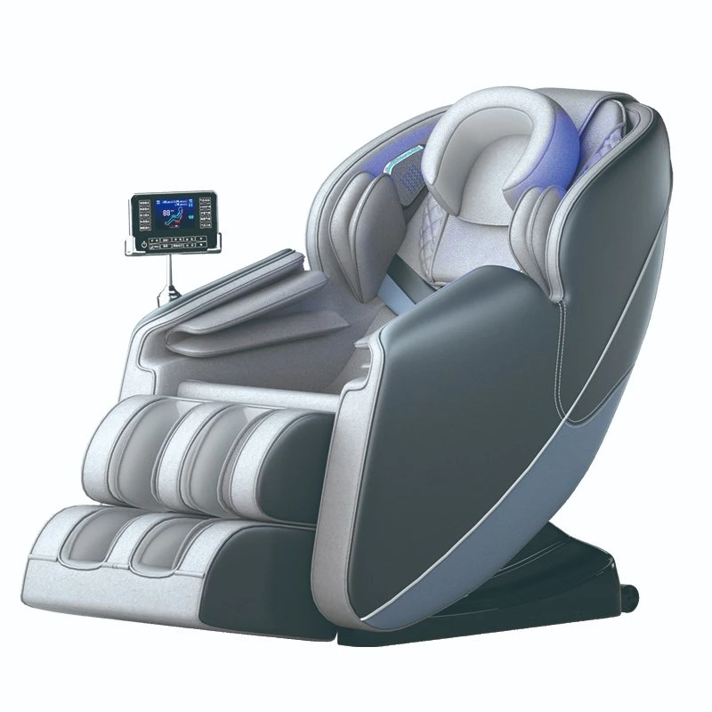 Factory Offer Good Service OEM Grey High End 4D Zero Gravity Automatic Music Massage Chair with Head Massage