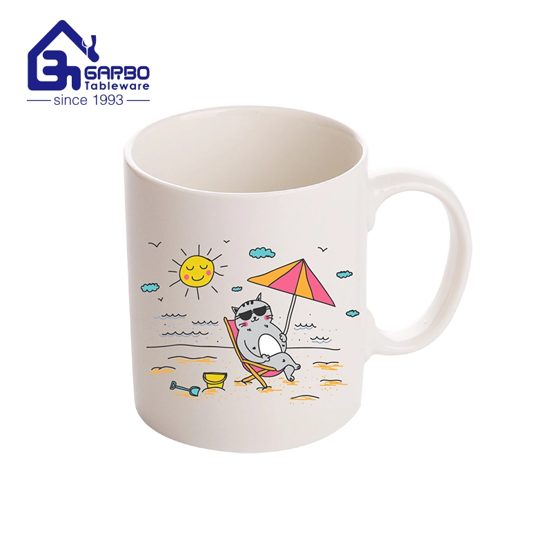 Promotion céramique 400ml Animal Design couleur Glaze porcelaine thé eau Tasses à café et jus de fruits