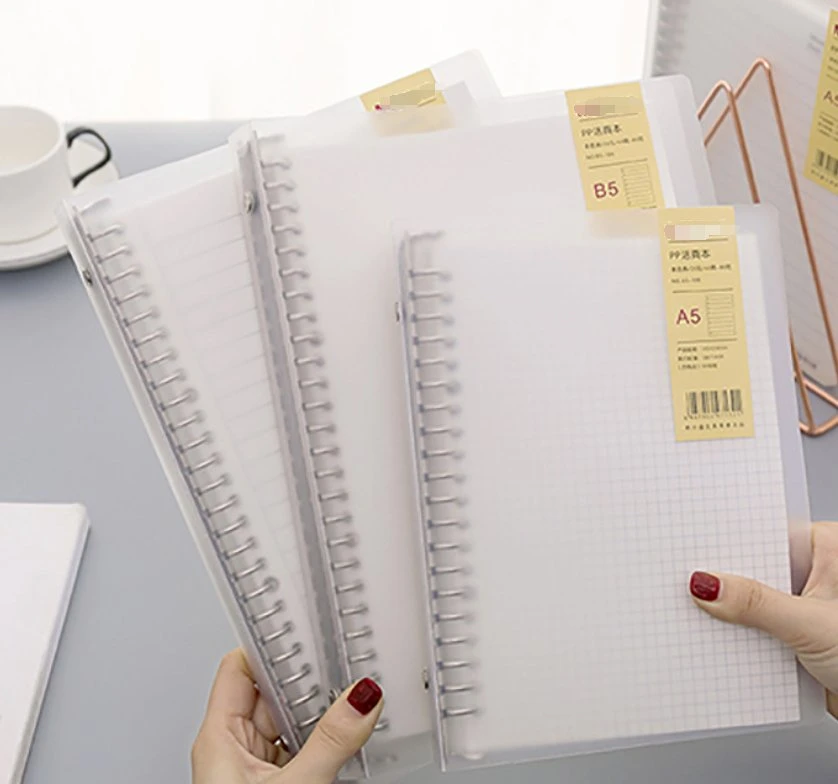 Transparentes Binder Büro Schreibwaren Wasserdichte Abdeckung Loose-Leaf Notebook