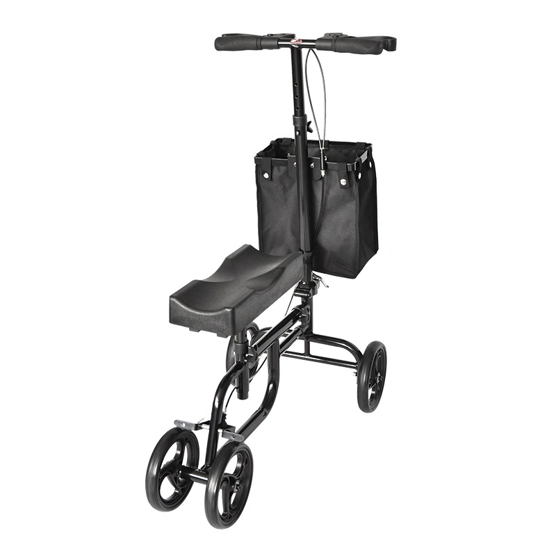 Walker Shopping Cart with Shopping Bag Folding Bicycle Scooter Pull Goods Trolley Truck