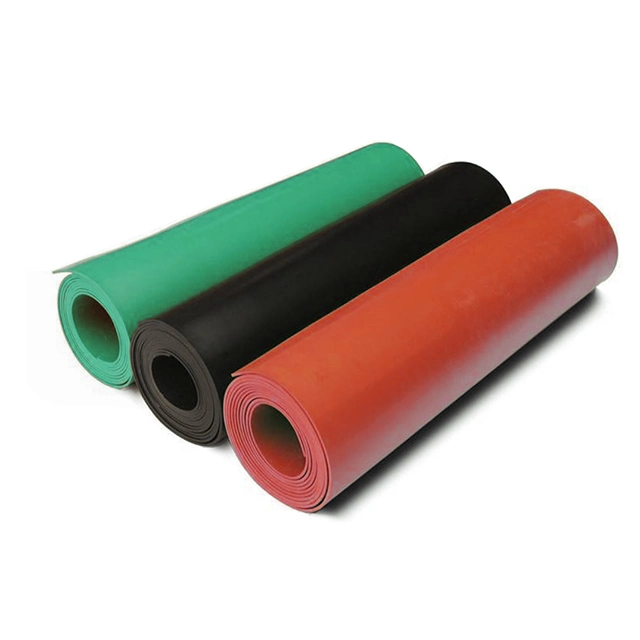 Factory Manufacture Oil-Resistant SBR Nature Neoprene EPDM Silicone Nitrile Viton Rubber Sheet for Workshop