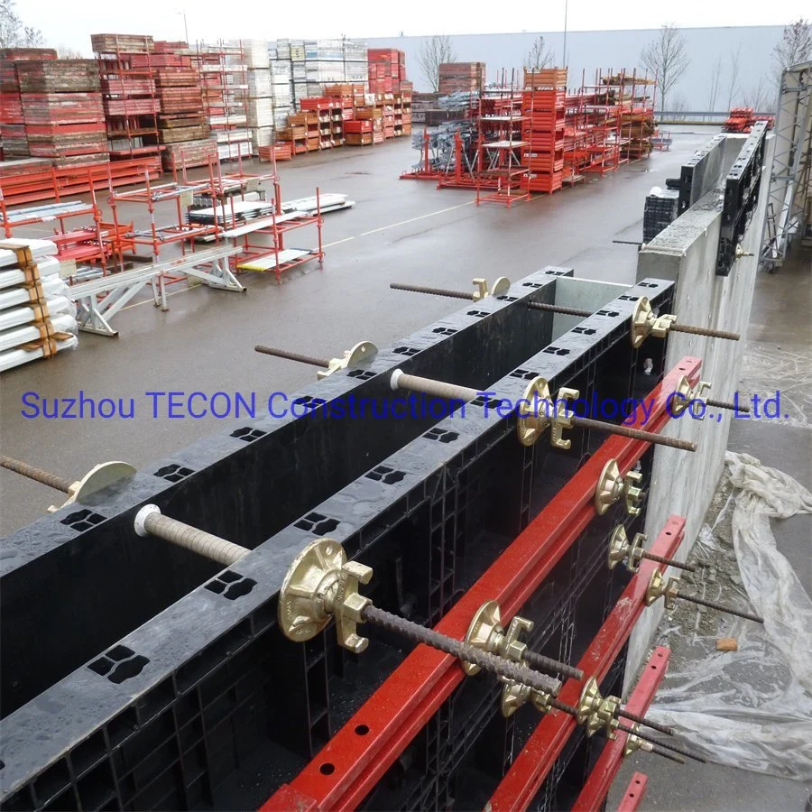 Tecon Wall Panel Forming Plastic ABS Formwork System for Construction Use in Civil Engineering