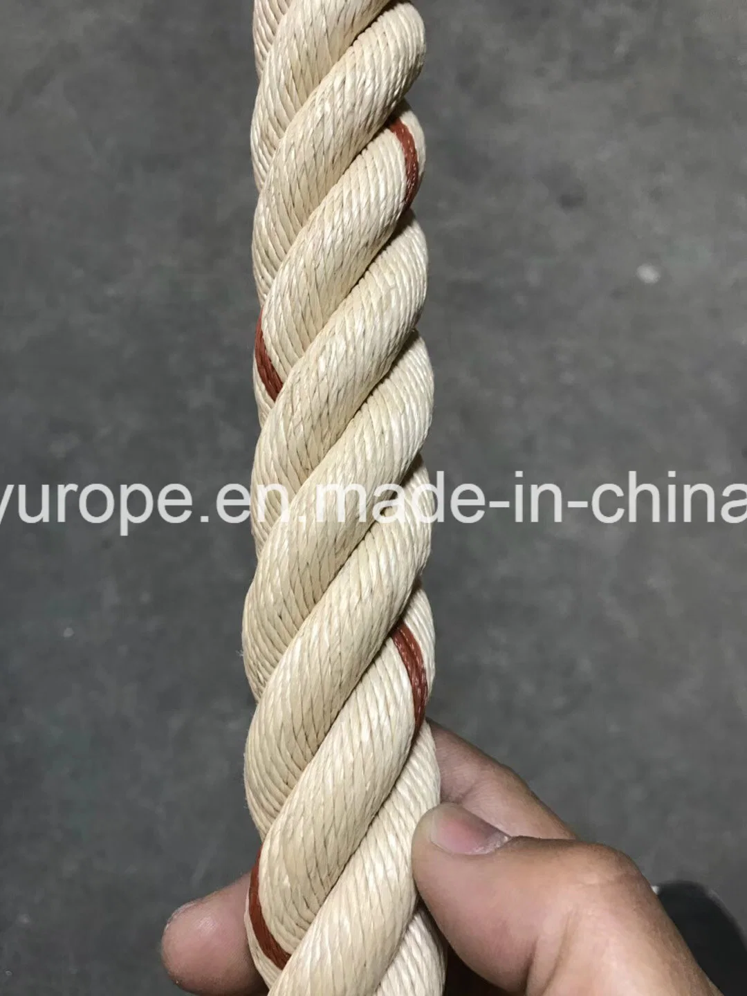 3/4 Strand PP Rope PP Manila Rope with Beige Color