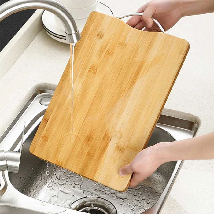 4PCS Size Metal Handle Bamboo Wood Chopping Cutting Board Wholesale/Supplier