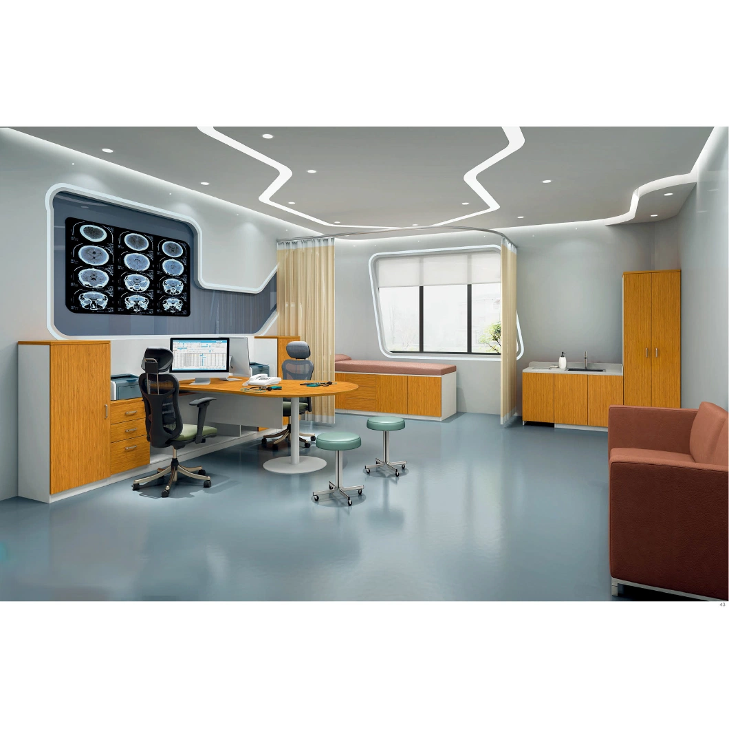 Medical Combination Boss Office Desk and Chair Hospital Computer Table Workstation Office Furniture