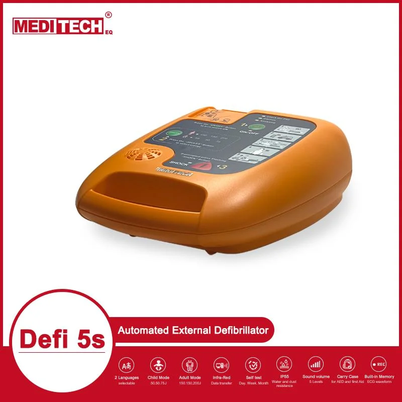 Defi5s programmable Défibrillateur Externe Automatisé (DEA) a une mémoire interne